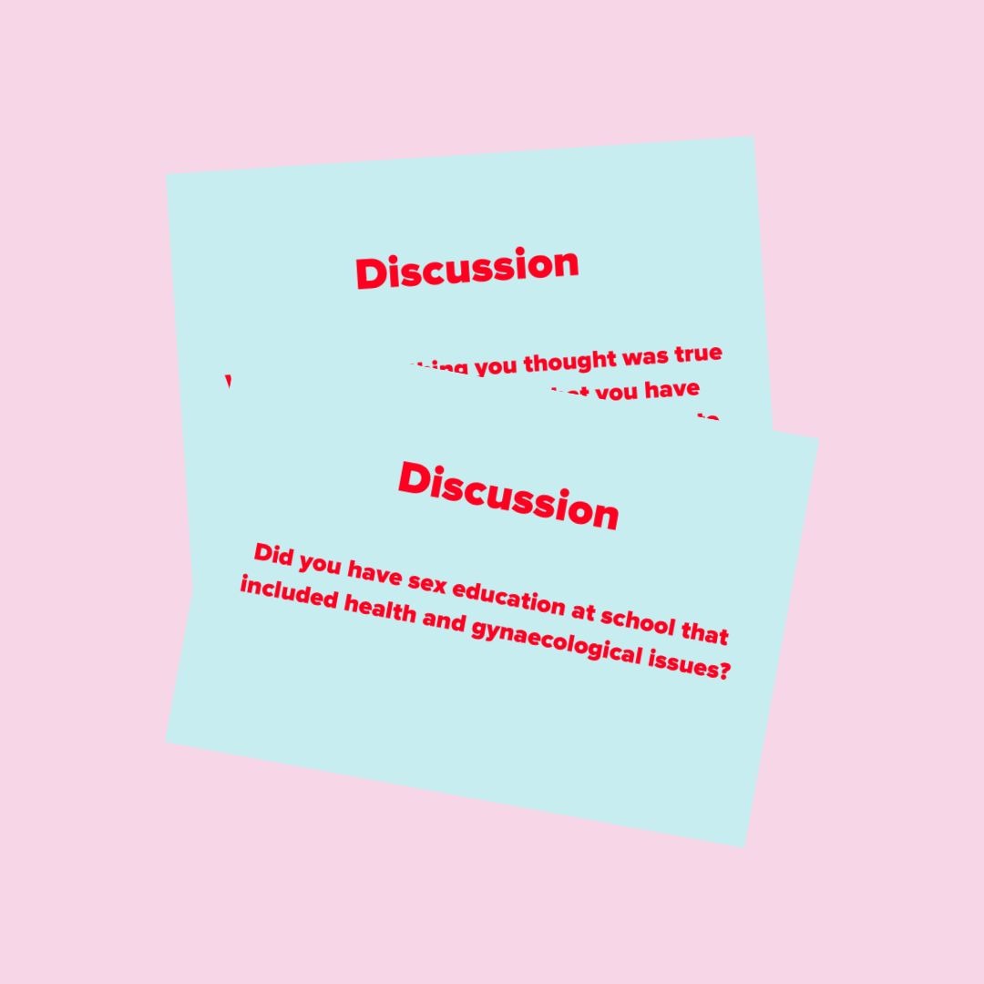 An image showing two examples of the conversation cards