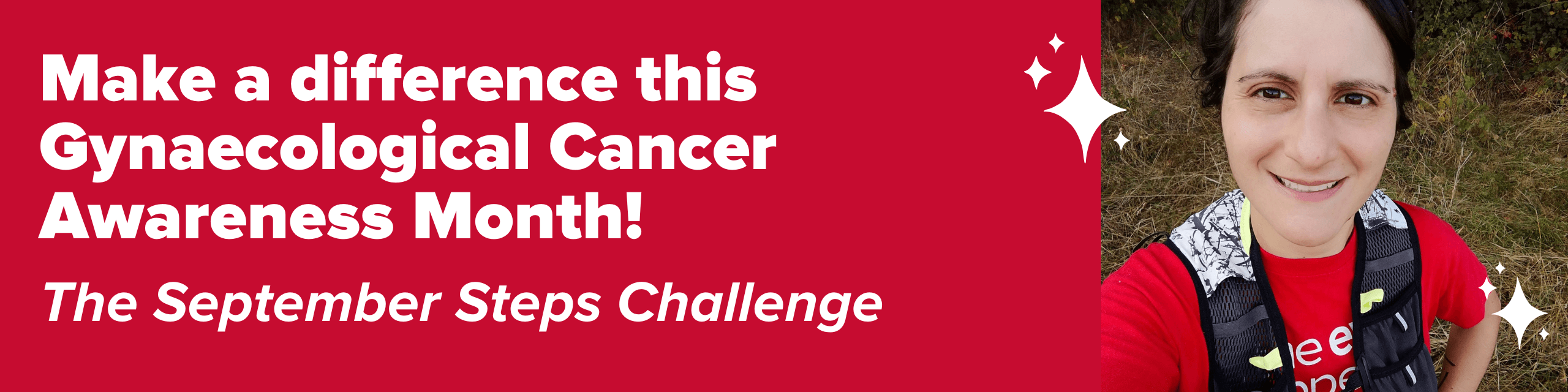 Make a difference this Gynaecological Cancer Awareness Month! The September Steps Challenge