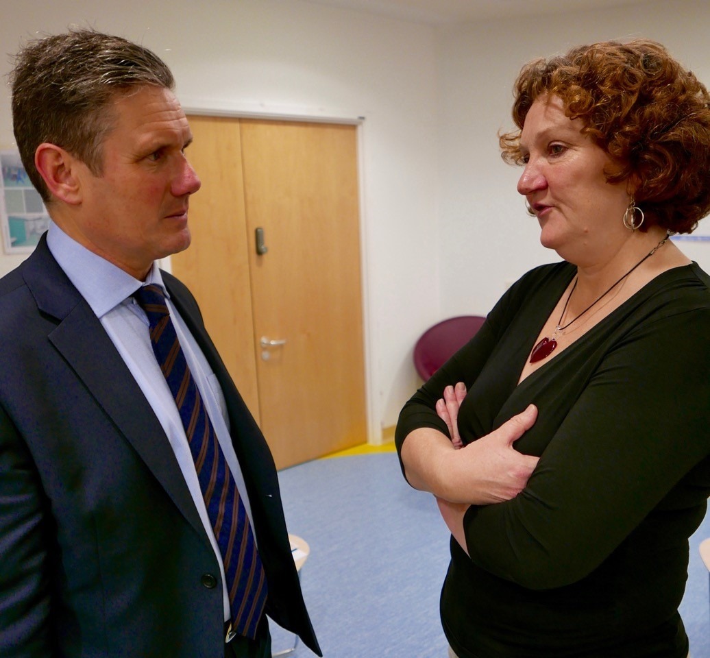 Sir Keir Starmer PM and Daloni Carlisle